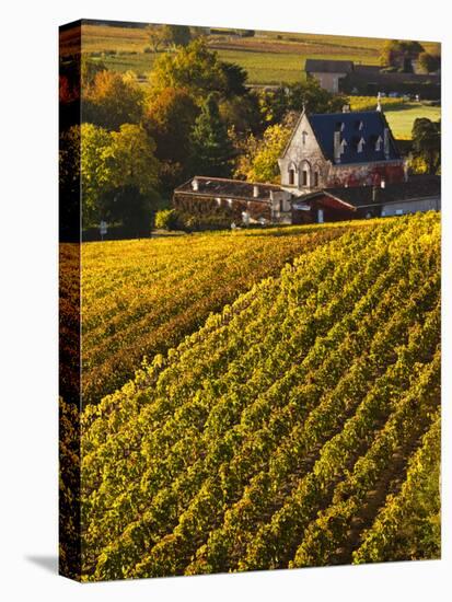 France, Aquitaine Region, Gironde Department, St-Emilion, Wine Town, Unesco-Listed Vineyards-Walter Bibikow-Premier Image Canvas