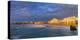 France, Biarritz, Pyrenees-Atlantique, Panorama of Grand Plage at Sunset-Shaun Egan-Premier Image Canvas