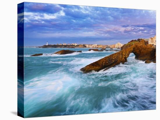 France, Biarritz, Pyrenees-Atlantique, Seascape-Shaun Egan-Premier Image Canvas