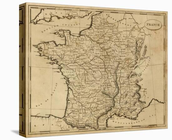 France, c.1812-Aaron Arrowsmith-Stretched Canvas