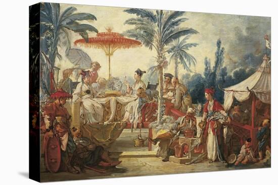 France, Chinoiseries, the Feast of the Chinese Emperor-null-Premier Image Canvas