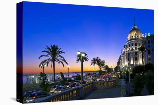 France, Cote D'Azur, Nice, Seafront-Chris Seba-Premier Image Canvas