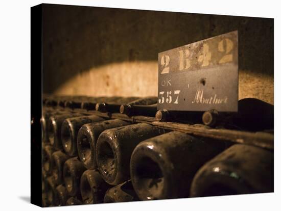 France, Marne, Champagne Ardenne, Reims, Pommery Champagne Winery, Champagne Cellars-Walter Bibikow-Premier Image Canvas