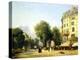 France, Paris, Boulevard Des Capucines at Corner of Rue De La Paix, 1823-Constantin Alajalov-Premier Image Canvas