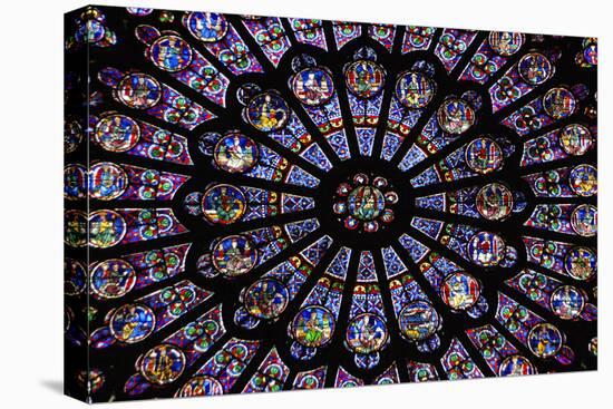 France, Paris, Notre Dame, Rose Window-null-Premier Image Canvas