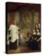 France, Paris, St Marguerite Church, St Vincent De Paul in Front of Ladies of Charity-Louis Galloche-Premier Image Canvas