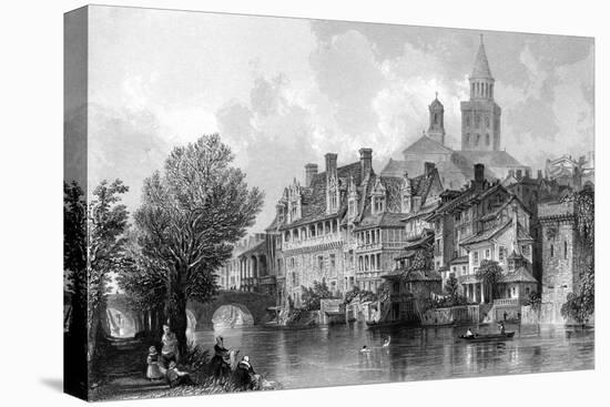France Perigueux-Thomas Allom-Stretched Canvas