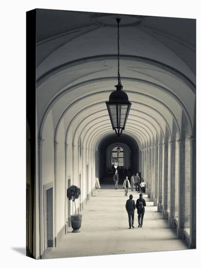 France, Saone-Et-Loire Department, Burgundy Region, Maconnais Area, Cluny, Cluny Abbey Cloisters-Walter Bibikow-Premier Image Canvas