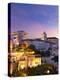 France, Vaucluse, Provence, Gordes at Dusk-Shaun Egan-Premier Image Canvas