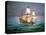 Francis Drake Sailed His Ship Golden Hind into History-null-Premier Image Canvas