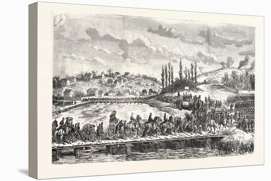 Franco-Prussian War: French Troops under General Ducrot Cross the Marne on 30 November 1870, France-null-Premier Image Canvas