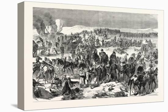 Franco-Prussian War: Troops Bourbaki Disarmed by Swiss Near Les Verrieres the February 2, 1871-null-Premier Image Canvas