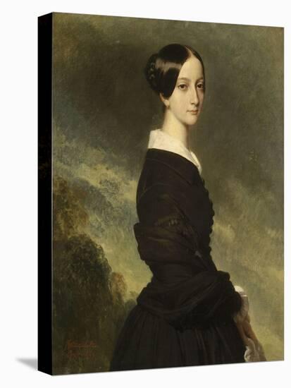 Françoise-Caroline de Bourbon Bragance, princesse du Brésil, princesse de Joinville, 1844-Franz Xaver Winterhalter-Premier Image Canvas