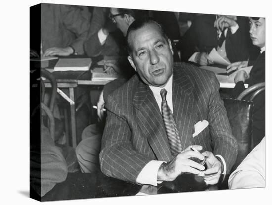 Frank Costello Testifying before a Senate Interstate and Foreign Commerce Subcommittee-null-Stretched Canvas