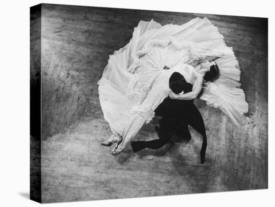 Frank Veloz and Yolanda Casazza, Husband and Wife, Top U.S. Ballroom Dance Team-Gjon Mili-Premier Image Canvas