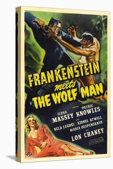 Frankenstein Meets the Wolf Man, 1943, Directed by Roy William Neill-null-Premier Image Canvas