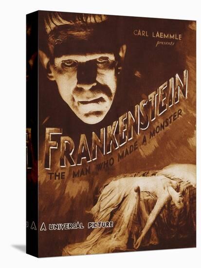 Frankenstein-null-Stretched Canvas
