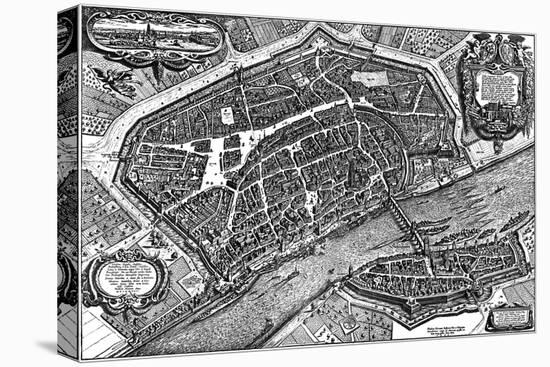 Frankfurt Am Main, 1628-Matthaus Merian The Elder-Premier Image Canvas