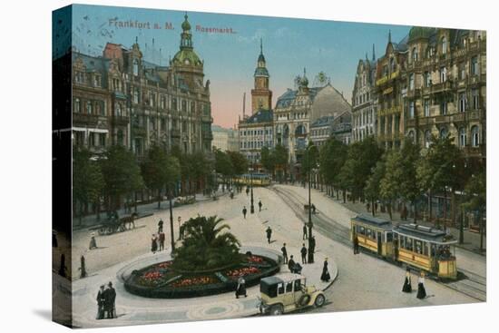 Frankfurt, Rossmarkt. Postcard Sent in 1913-German photographer-Premier Image Canvas