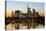 Frankfurt Skyline at Dusk, Frankfurt, Hesse, Germany, Europe-Miles Ertman-Premier Image Canvas