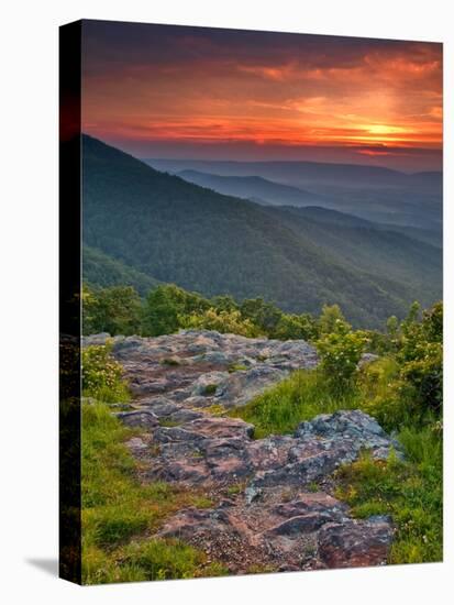 Franklin Cliff Overlook, Virginia, USA-Cathy & Gordon Illg-Premier Image Canvas