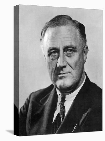 Franklin Delano Roosevelt 32nd President of the USA in the Year of His Election-null-Premier Image Canvas