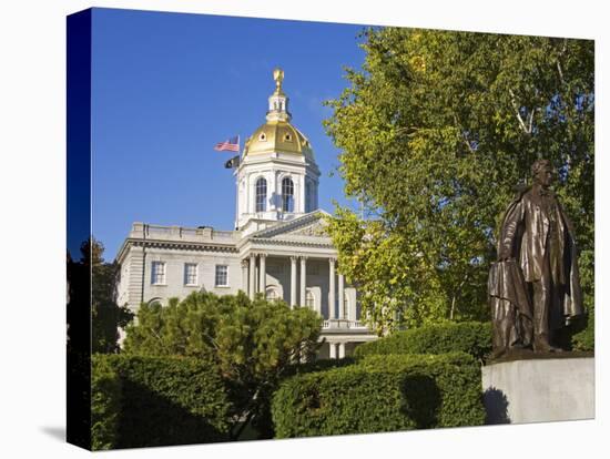 Franklin Pierce Statue, State Capitol, Concord, New Hampshire, New England, USA-Richard Cummins-Premier Image Canvas