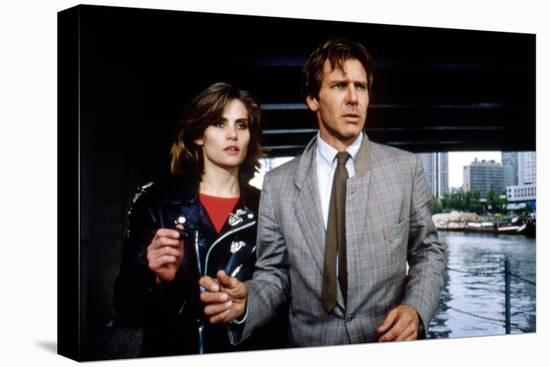 FRANTIC, 1988 directed by ROMAN POLANSKI Emmanuelle Seigner and Harrison Ford (photo)-null-Stretched Canvas