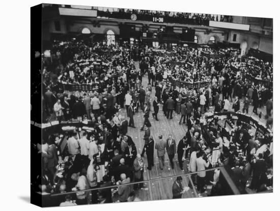 Frantic Day at the New York Stock Exchange During the Market Crash-Yale Joel-Premier Image Canvas