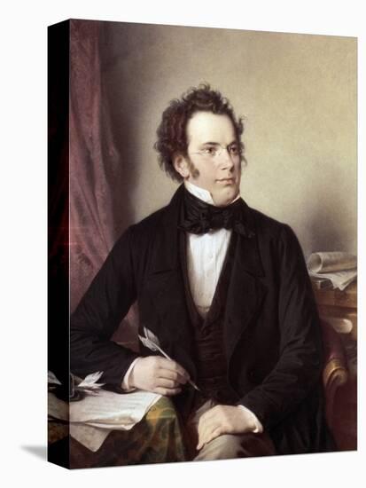 Franz Schubert (1797-1828)-Wilhelm August Rieder-Premier Image Canvas