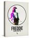 Freddie Watercolor-David Brodsky-Stretched Canvas