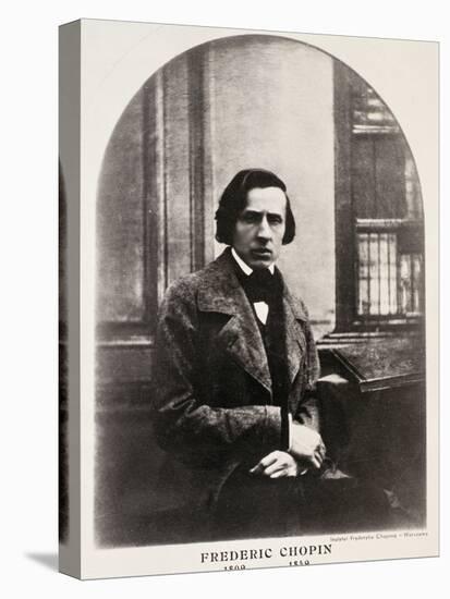 Frederic Chopin (1810-49) Engraved from a Daguerrotype-null-Premier Image Canvas