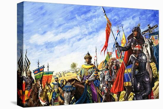 Frederick II in the Crusades-Roger Payne-Premier Image Canvas