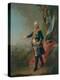 Frederick II, Landgrave of Hesse-Kassel, in the Officer's Uniform of the 45th Prussian Infantry…-Johann Heinrich Tischbein-Premier Image Canvas