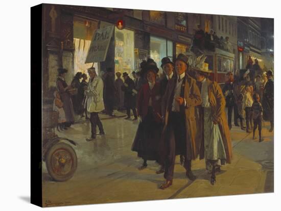 Frederiksborggade, Copenhagen, 1912-Erik Henningsen-Premier Image Canvas