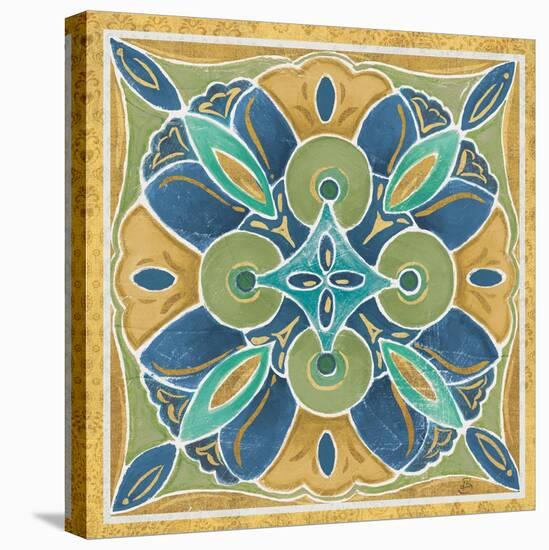 Free Bird Mexican Tiles I-Daphne Brissonnet-Stretched Canvas