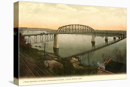 Free Bridge, Little Rock, Arkansas-null-Stretched Canvas