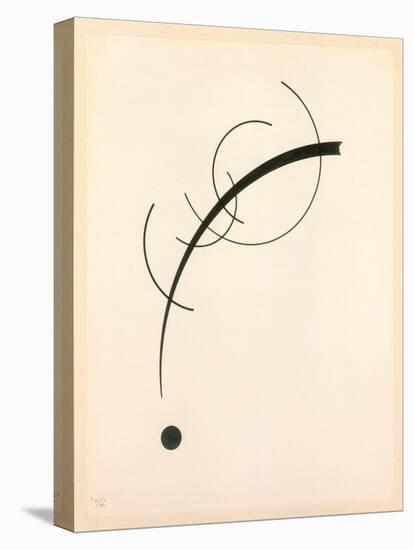 Free Curve to the Point - Accompanying Sound of Geometric Curves, 1925 (Ink on Paper)-Wassily Kandinsky-Premier Image Canvas