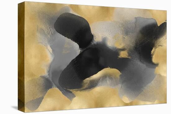 Free Form on Gold-Hannah Carlson-Stretched Canvas