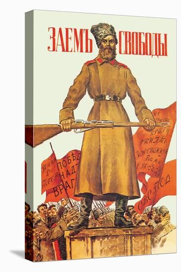 Freedom Loan-Boris Kustodiyev-Stretched Canvas