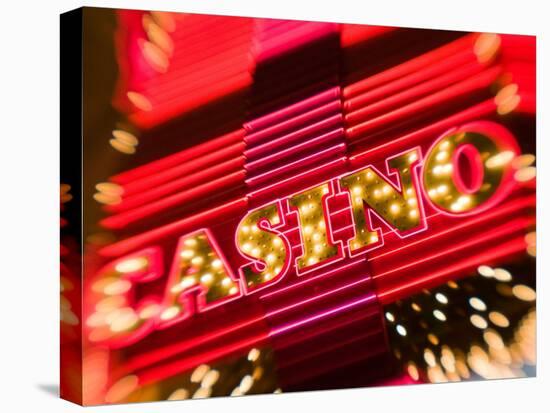 Freemont Street Experience, Downtown Binion's Horseshoe Casino, Las Vegas, Nevada, USA-Walter Bibikow-Premier Image Canvas