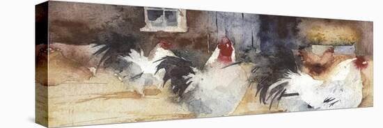 French Barn Yard-Kate Osborne-Premier Image Canvas