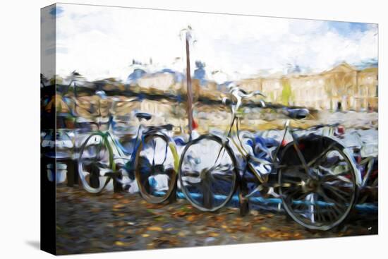 French Bicycles - In the Style of Oil Painting-Philippe Hugonnard-Premier Image Canvas