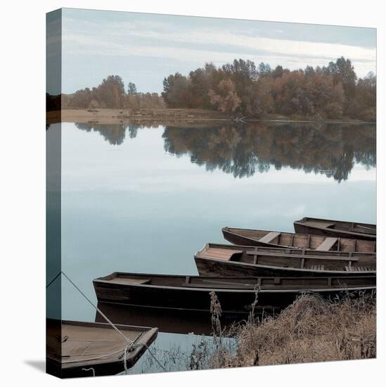 French Boats #3-Alan Blaustein-Stretched Canvas