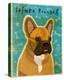 French Bulldog (Fawn & White)-John W Golden-Stretched Canvas