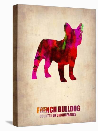 French Bulldog Poster-NaxArt-Stretched Canvas