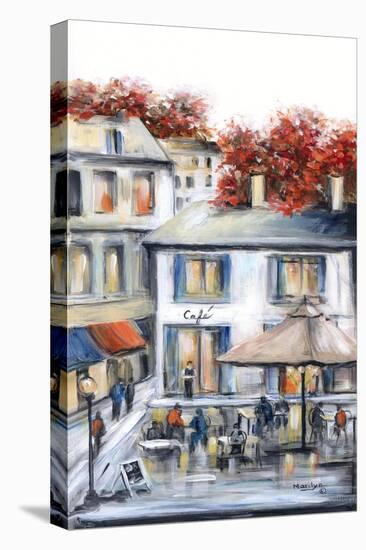 French Cafe-Marilyn Dunlap-Stretched Canvas