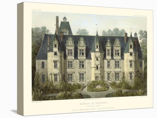 French Chateaux III-Victor Petit-Stretched Canvas