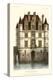 French Chateaux in Brick I-Victor Petit-Stretched Canvas