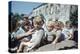 French Children in the Town of Avranches Sitting on Us Military Jeep, Normandy, France, 1944-Frank Scherschel-Premier Image Canvas